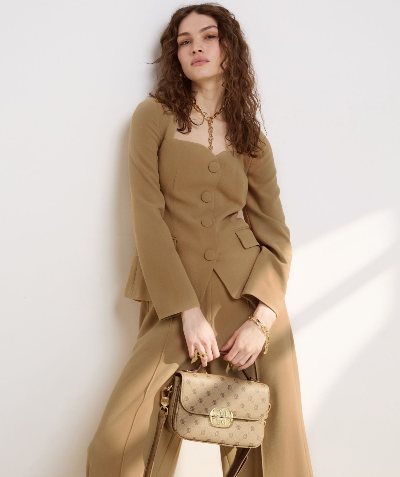 Collier JELENE - or champagne