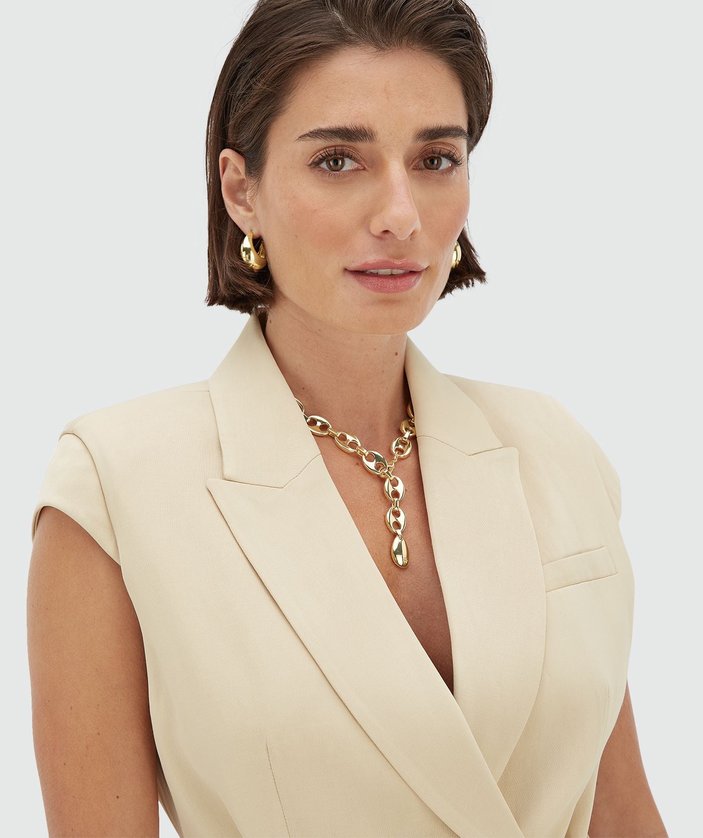 Collier JELENE - or champagne