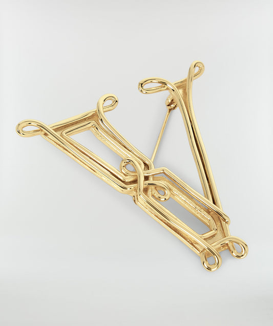 JV broche ADALYNN - or antique