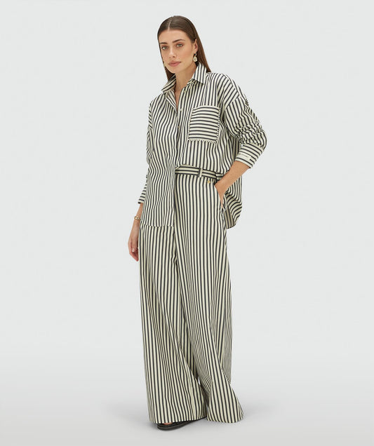 Chemisier oversize à rayures LEXX - rayure bleu foncé