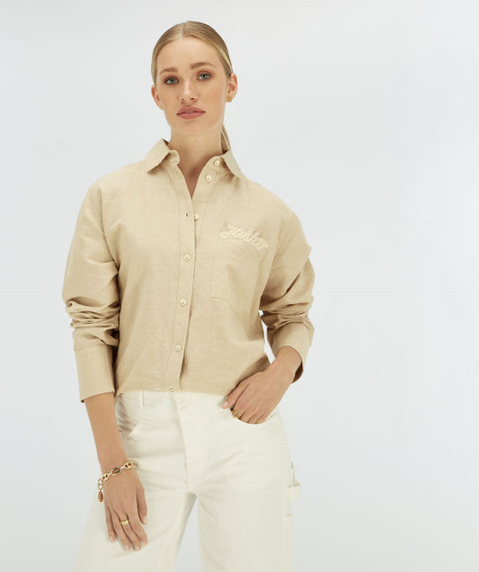 Blouse oversize MEIKE - avoine