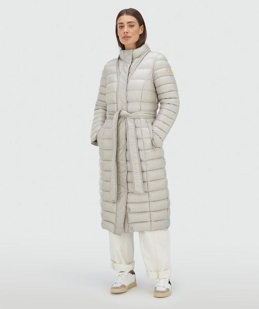 Manteau droit MIRSA - gris clair