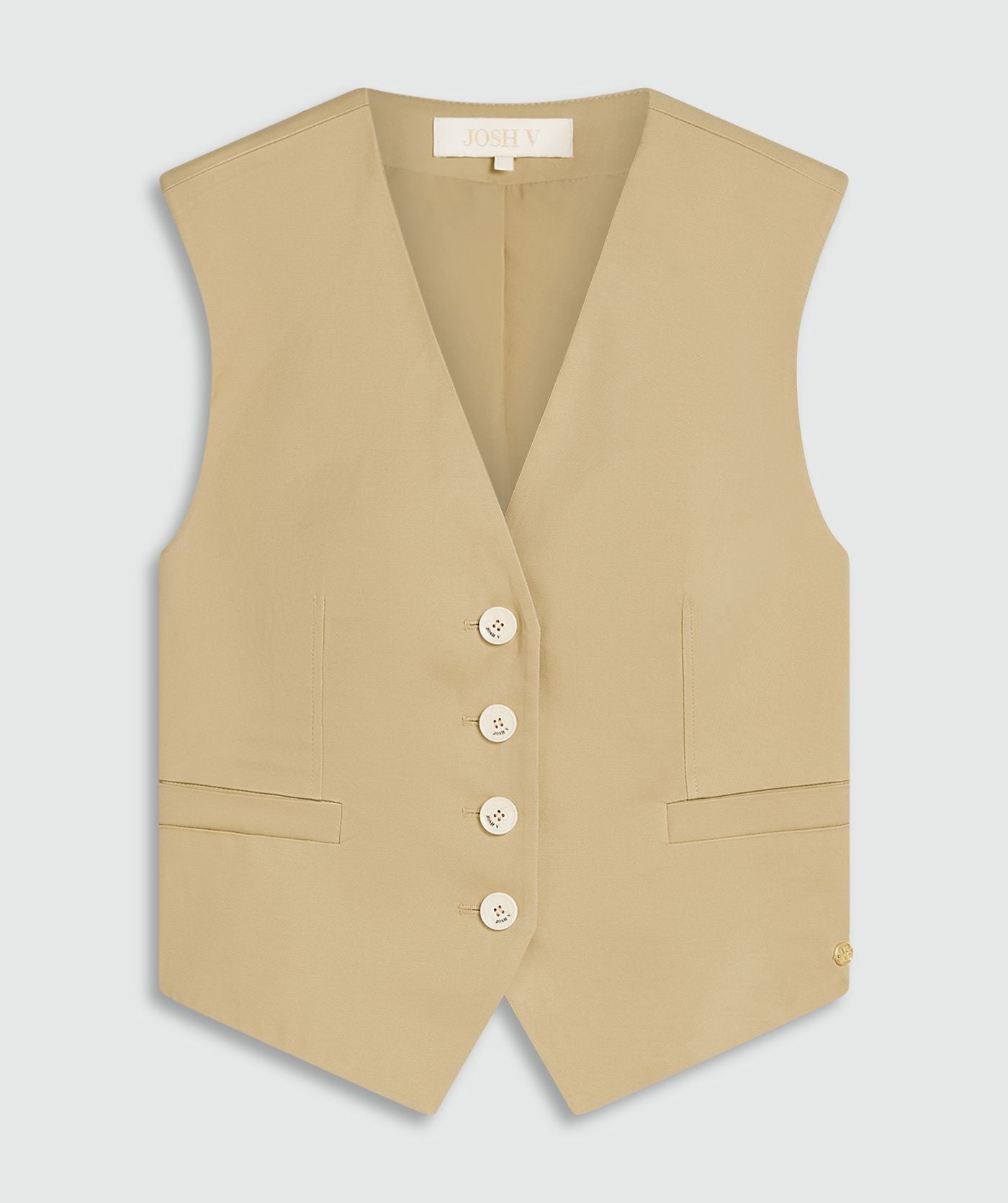 Gilet ajusté MONET - chameau léger
