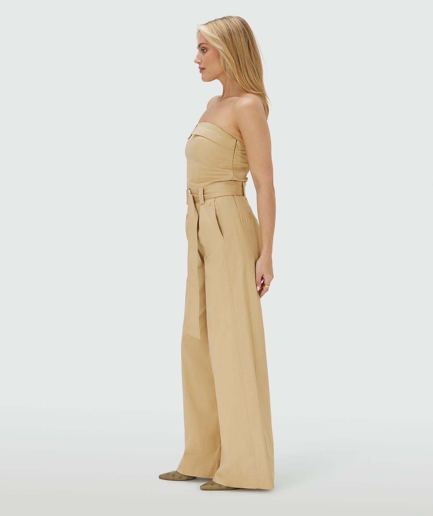 Combinaison large jambe MYRA - camel