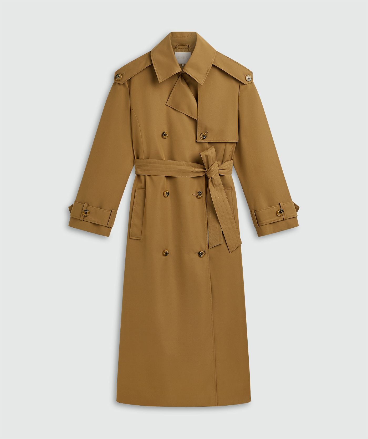 Trench-coat oversize ROCCO - marron moyen