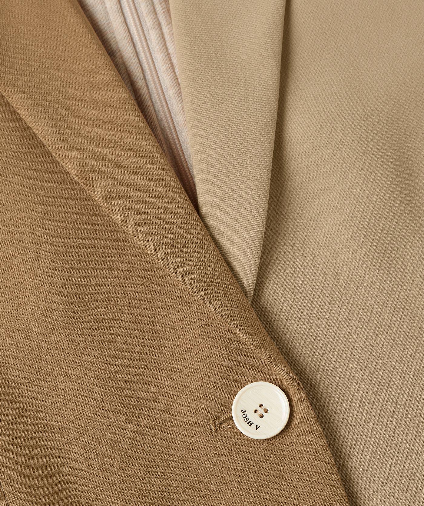 Blazer bicolore avec sweat à capuche amovible SUUS HOODIE  - chameau léger kaki